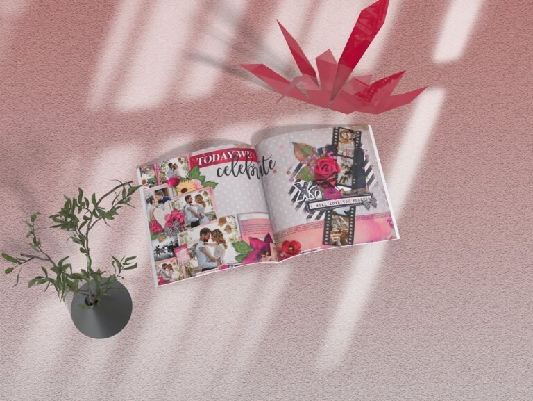 Bella Amore Photography_Photo Album Template in 3D render